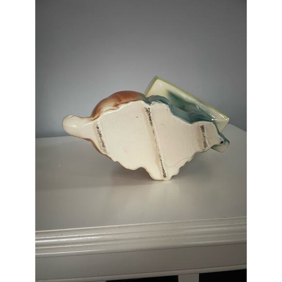 Vintage 1950s Dog Mailbox HEAVY Ceramic Planter made by Royal Copley COLLECTIBLE - Picture 6 of 7